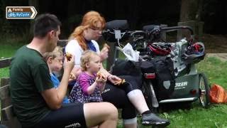 Bicycle touring across Brittany with kids [upl. by Aehsat]