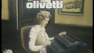 1979 OLIVETTI typewriter ad  BEFORE the PC Revolution [upl. by Feliza553]