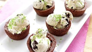 How To Make Brownie Cupcake Bowl  Simply Bakings [upl. by Doowrehs]