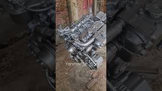 Yanmar 3jh25a engine overhaul removed old paint and repaint [upl. by Hashimoto]