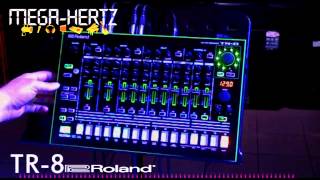 Démo boite à rythmes Roland TR8 Aira Français chez MegaHertzfr [upl. by Hyatt978]