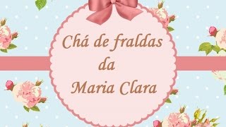 Chá de fraldas Chá da tarde  Parte 6  A decoração [upl. by Olympia782]