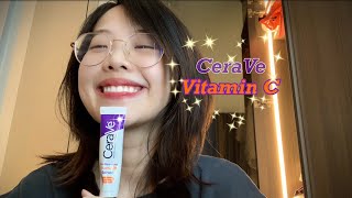 รีวิว CeraVe Vitamin C Serum ของดีย์ ต้องมีแล้วแม่ [upl. by Lahcsap]