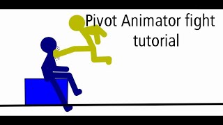 Fight Animation In Pivot Animator  pivot animator tutorial [upl. by Nnaed]