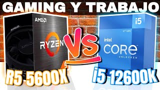 RYZEN 5600x vs i5 12600k DDR4 ¿CUÁL ME CONVIENE [upl. by Galven54]