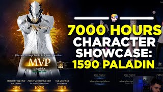 Lost Ark 7000 Hours Character Showcase 1590 Paladin [upl. by Nednal]