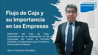 Flujo de Caja y su Importancia en las Empresas [upl. by Black]