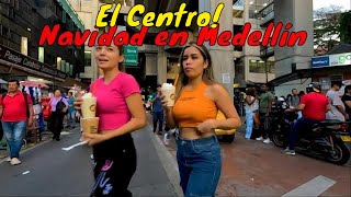 ¡EL CENTRO de Medellín Colombia en época de Navidad [upl. by Augusta]