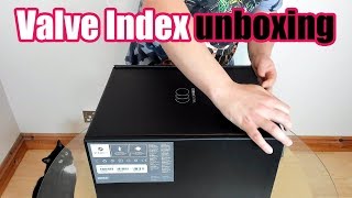 Valve Index headset unboxing and introduction [upl. by Berget]