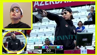 【パリ五輪】まるで韓ドラ！？韓国の女性射撃選手が話題 所作や表情が「圧倒的存在感」心射貫かれる人続出japenese reporter [upl. by Hairabez]