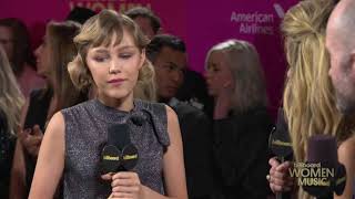 Grace VanderWaal  BillBoard Women in Music Award Red Carpet Interview • 20171130 [upl. by Brothers]