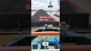 asisttugboatbatubarakapalshortvideo pelautpinggiran music activity [upl. by Bartolome134]