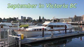 Exploring Victoria BC’s Harbour after Labour Day walkingvideo [upl. by Otreblon]