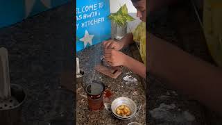 Mangalore Bonda  Tiny kitchen  Quick easy snack  South Indian  Kids cooking  Tasty curd based [upl. by Ishii]