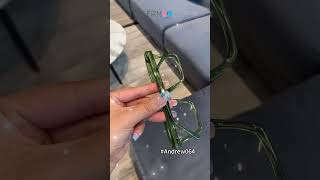 clear green glasses eyeglasses glasses eyewear eyewearfashion eyeglassesfashion [upl. by Eceinej]