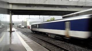 SBB Gefängniszug im Bahnhof RoggwilWynau [upl. by Bouldon]