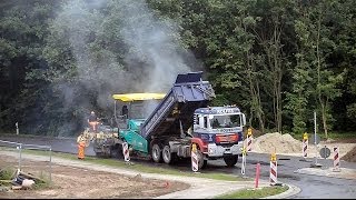 Strassenbau in Papenburg Teil 6  Road construction in Papenburg Germany Part 6 [upl. by Coucher]