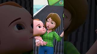 Be Careful At The Escalator Song  Kids Songs amp Nursery Rhymes  Shorts [upl. by Rahm]