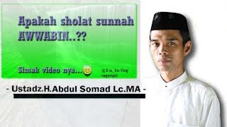 Sholat sunnah Awwabin   Ustdz H Abdul Somad Lc MA [upl. by Rama]