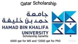 Hamad Bin Khalifa university Scholarship 2025 in take qatar scholarship [upl. by Donell168]