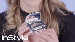 How to Apply Eyebrow Powder  InStyle [upl. by Adnaluoy]