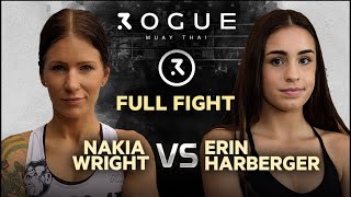 Rogue Muay Thai WBC QLD Title Nakia Write vs Erin Harberger [upl. by Winton139]