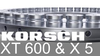 KORSCH XT 600 amp X 5 Segemented Die Table [upl. by Ettesus]