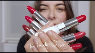 Six Perfect Red Lipsticks with La Bouche Rouge  Wendy Rowe [upl. by Inek80]