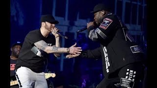 Eminem Brings Out 50 Cent at Coachella  Crowd Goes CRAZY [upl. by Coleville]