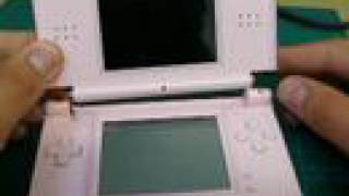 Repairs Guide DS lite cracked hinge  damaged top screen [upl. by Esirec]