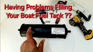 Cant Fill Your Boat Fuel Tank Check this Video and See Why Delphi Perko Carbon Canister [upl. by Reese]