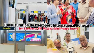 NewsFlash L’inauguration de l’aéroport international de KOLWEZI 🇨🇩 [upl. by Spatz]