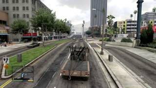 GTA V GAMEPLAY  TOW TRUCK MISSION [upl. by Ahswat]