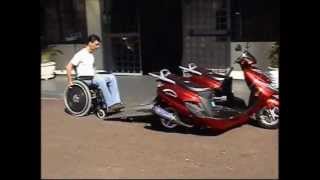 Road Chariot City Wheelchair Motorcycle for Disabled [upl. by Etnwahs]