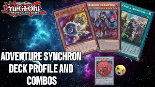 Synchron Adventure deck profile and combos post banlist [upl. by Assillam]