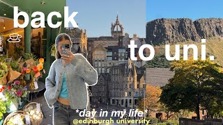 First Day of Uni VLOG 🎧lectures grwm edinburgh university [upl. by Pederson659]