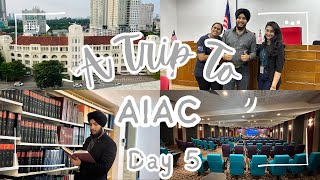 Day 5 Malaysia Vlog🇲🇾 Inside AIAC amp My Exciting Moot Court Journey❤️ malaysiatravel explore [upl. by Attenyl]