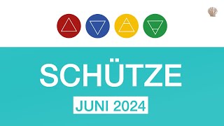 SCHÜTZE ♐️ JUNI 2024 quotAUSSERGEWÖHNLICHE INSPIRATIONENquot  TAROT MONATSLEGUNG [upl. by Plante]