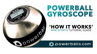 What is a Powerball gyroscope and how does it work  RPM Sports tutorial guide [upl. by Plossl528]