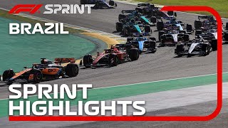 F1 Sprint Highlights  2023 Sao Paulo Grand Prix [upl. by Ecadnac277]