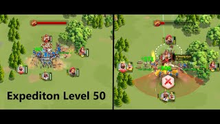 Rise of Kingdoms  Expedition Level 50  Guide [upl. by Artemed]