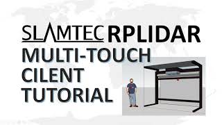 RPLiDAR Sensor on Multitouch Interaction [upl. by Enialb]