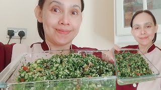 TABBOULEH SALAD  SALAD  LENI SARABILLO VLOG [upl. by Abell]