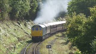 25262 amp D7628 leaving Bewdley 3rd October 2024 [upl. by Einwahs]