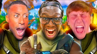 The FUNNIEST OG Fortnite Trio Filly Angry Ginge Deji [upl. by Etnaid]