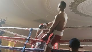 Tyan Booth SPITSquot at opponent in weird Boxing comeback for the British BCWCB title [upl. by Anoynek487]