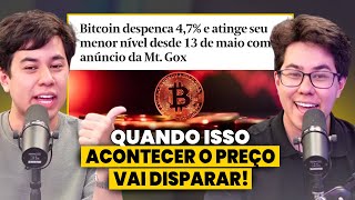 BITCOIN CAINDO O QUE ESTÁ ACONTECENDO [upl. by Nylirek]