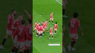 Rusmos Hojlund first Goal Vs Bodo Glimt manchesterunited [upl. by Nalac]