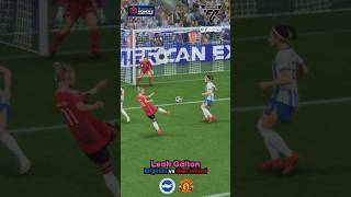 MAGNIFICENT GOAL BY LEAH GALTON Brighton vs Manchester United  Womens Super League 202425 [upl. by Doralynn560]