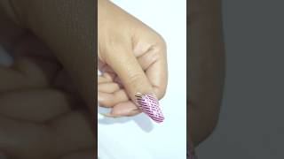 Striping tape using nailart 💅 youtubeshorts nailart shorts easynailart viralshorts [upl. by Eerual929]